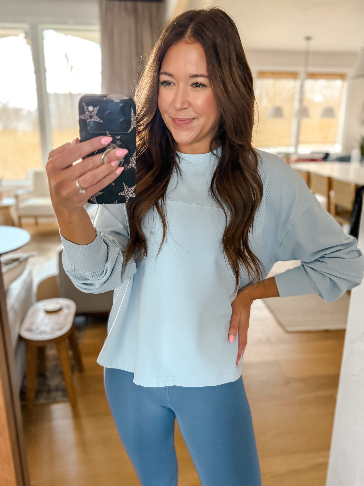 💙Well, I’ll be ordering more of these cotton crewnecks to throw on over my workout gear! They feel sooooo good on the skin! 
 @Aerie #AerieREAL #AeriePartner #aerie #ad


#LTKOver40 #LTKfitnessgoals #LTKdayinmylife
