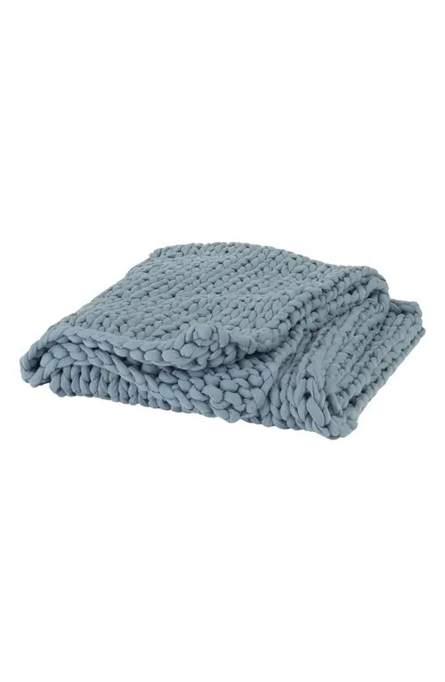 Bearaby Tree Napper Weighted Knit Blanket in Bluebell at Nordstrom, Size 15 Lb. | Nordstrom