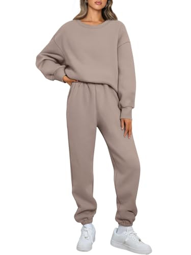 AUTOMET Womens 2 Piece Outfits Sweatsuit Oversized Sweatshirt Lounge Sets Baggy Sweatpants Fall F... | Amazon (US)