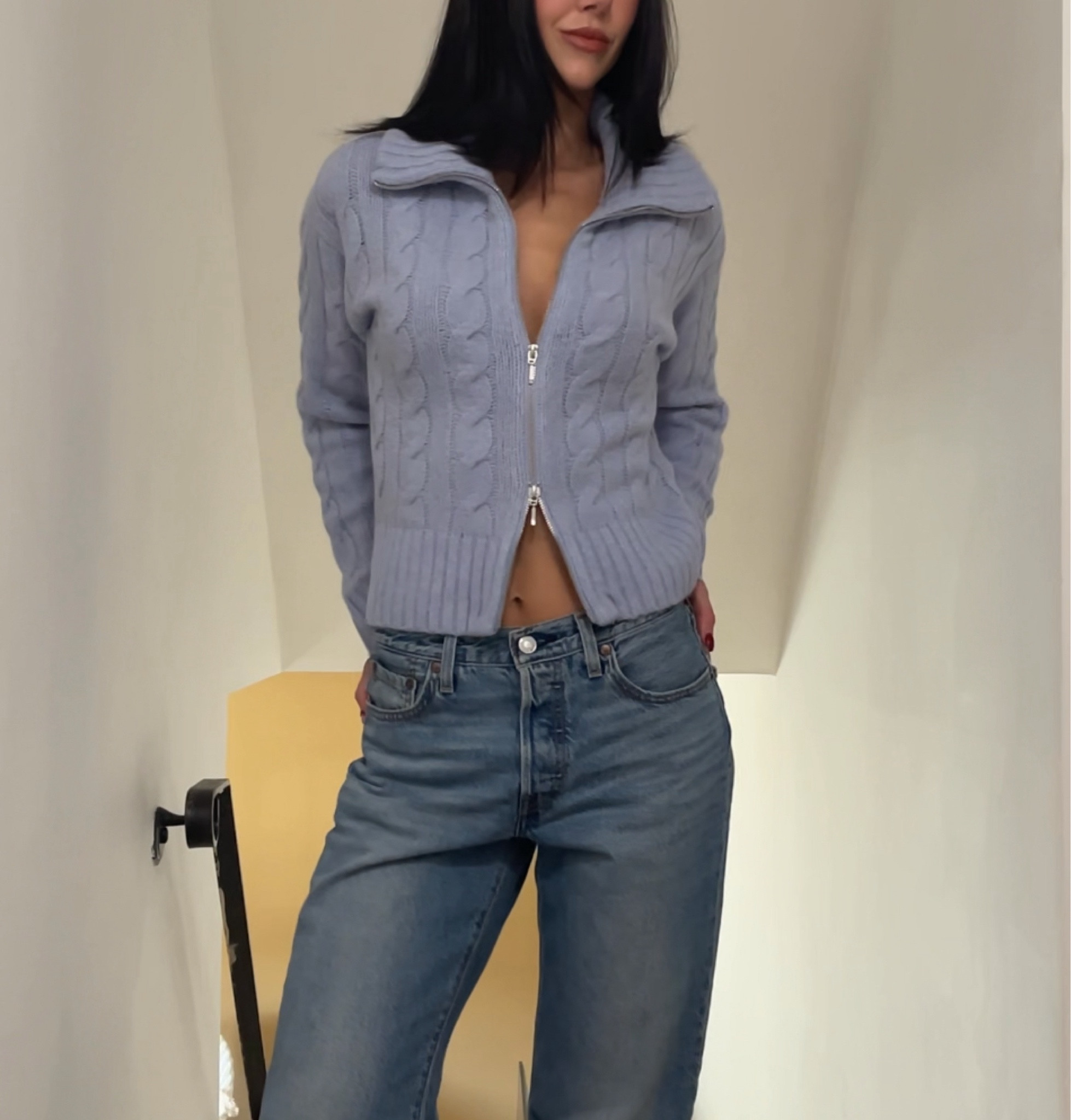 love this hollister zip up ! super soft 
wearing size small 

#LTKStyleTip #LTKSeasonal #LTKFindsUnder50