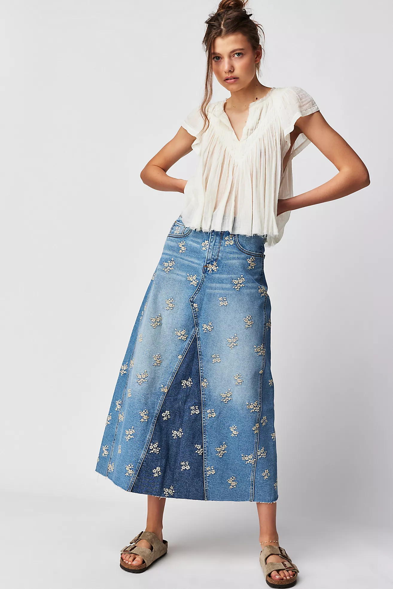 Driftwood Joanna Midi Skirt | Free People (Global - UK&FR Excluded)