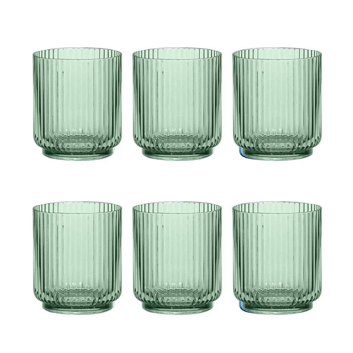 Laya Fluted Acrylic Low Tumbler Glass (Set of 6) | Wayfair North America
