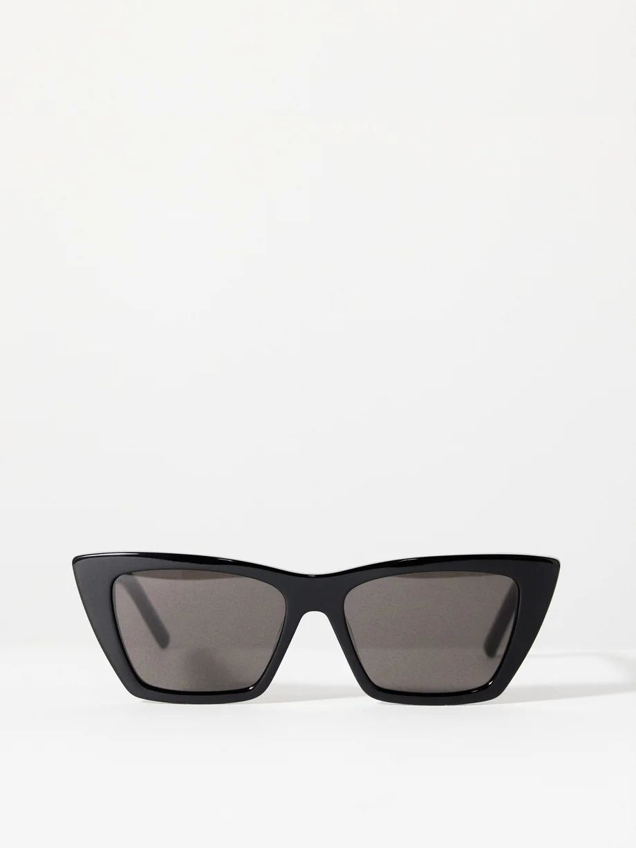 Mica cat-eye acetate sunglasses | Saint Laurent | Matches (US)