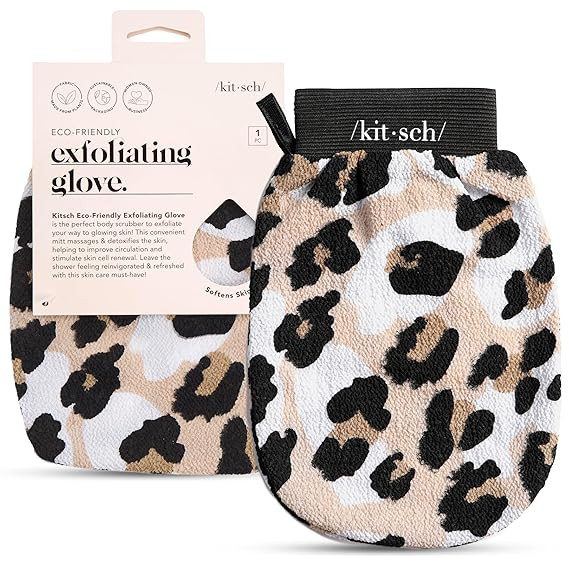 Kitsch Exfoliating Glove – Korean Exfoliating Mitt & Deep Exfoliating Body Scrubber for Shower,... | Amazon (US)