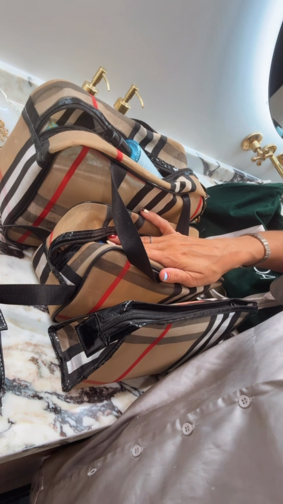 Travel bags and supplements