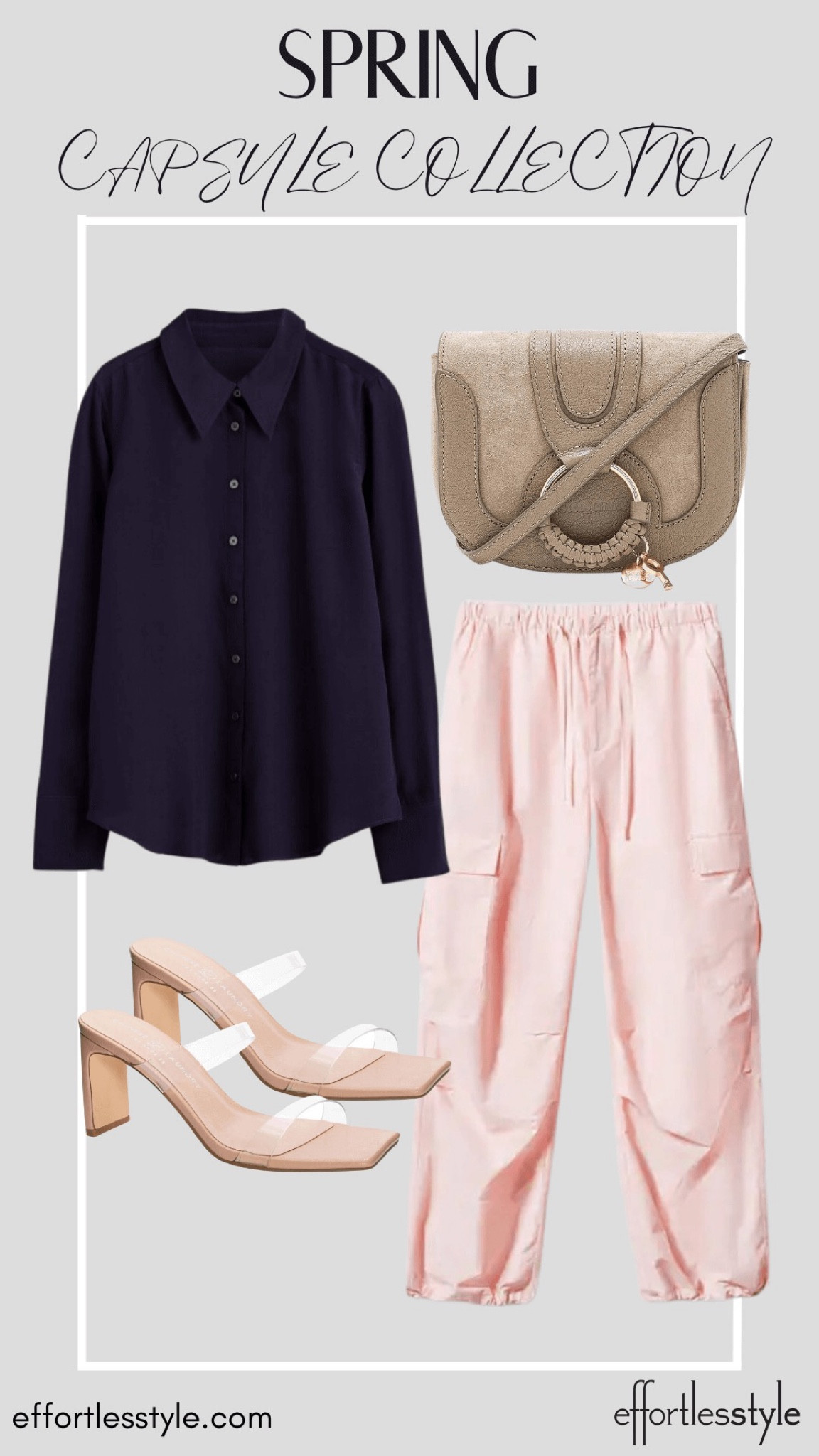We love how the solid blouse and slide sandals dress up this fun pair of cargo pants!

#LTKstyletip #LTKSeasonal #LTKshoecrush