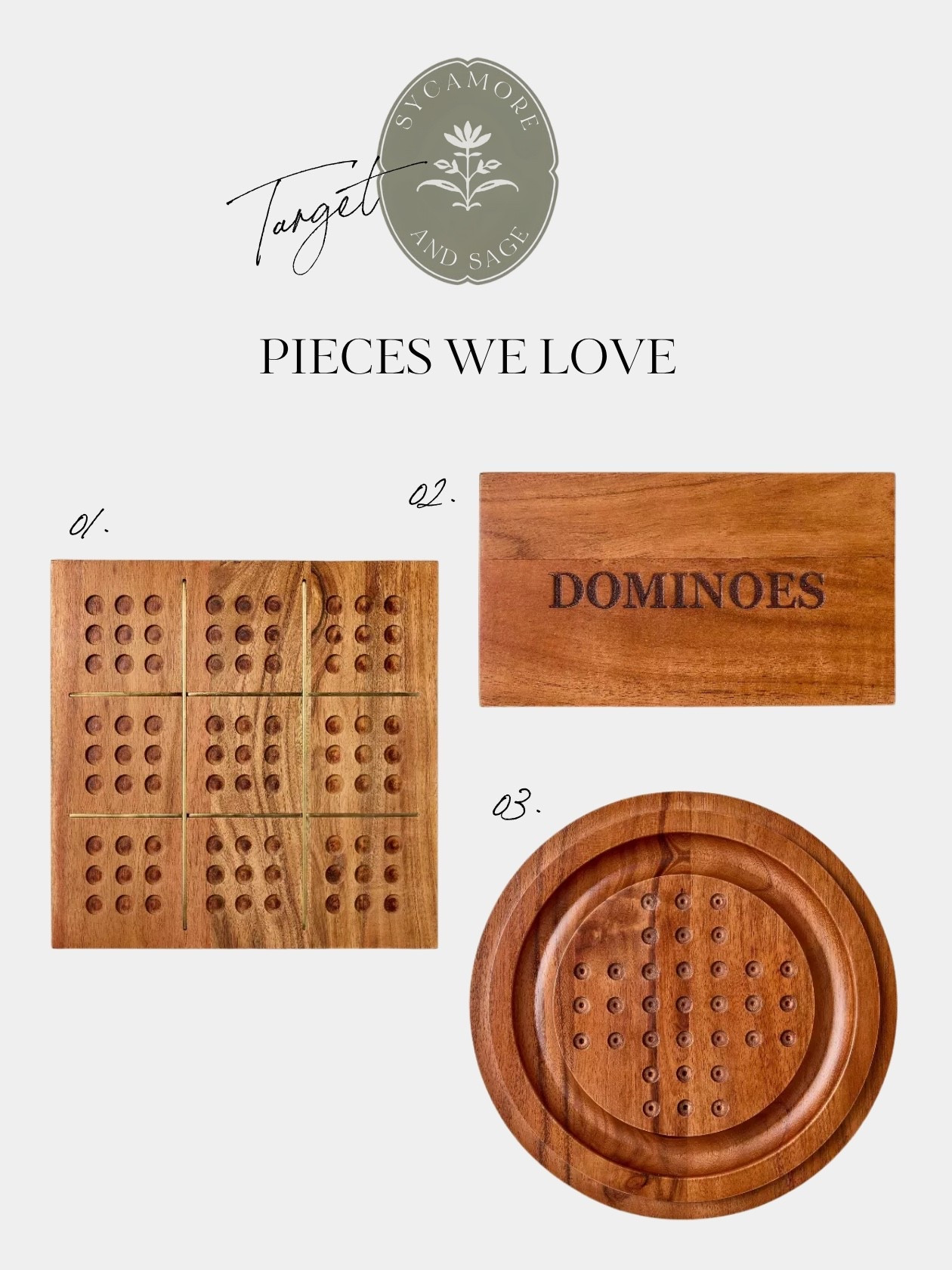 Obsessed with these new wooden + brass board games from the Magnolia collection at Target! Equal parts game night and decor moment, these pieces are beautiful enough to leave out on your coffee table. Shop my favorites from the collection now! 

#MagnoliaTarget #LTKhome #GameNightGoals #CoffeeTableStyle #TargetFinds #LTKFinds

#LTKHome #LTKFamily