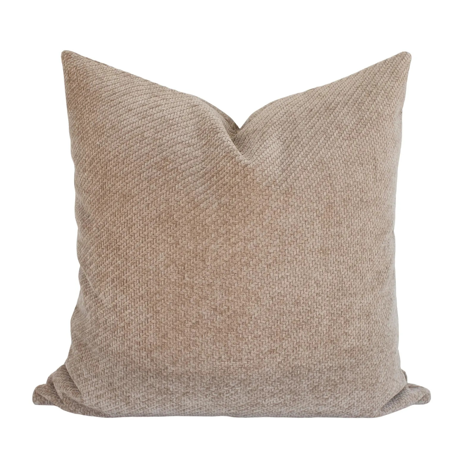 Taupe Velvet Pillow Covers • Neutral Throw Pillows • Beige Pillow Cover • Neutral Designer ... | Etsy (US)