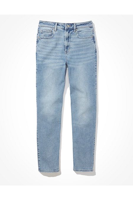 AE Stretch Mom Straight Jean | American Eagle Outfitters (US & CA)