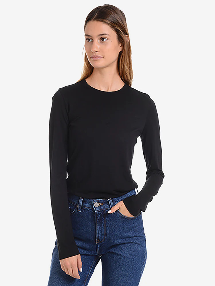 Women's Long Sleeve Crew Tee Marcy - Mott & Bow | Mott & Bow