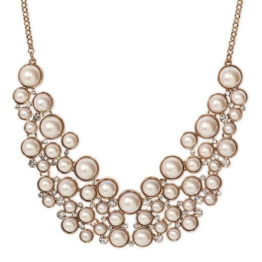SUGARFIX by BaubleBar™ Pearl Bib Necklace - Pearl | Target