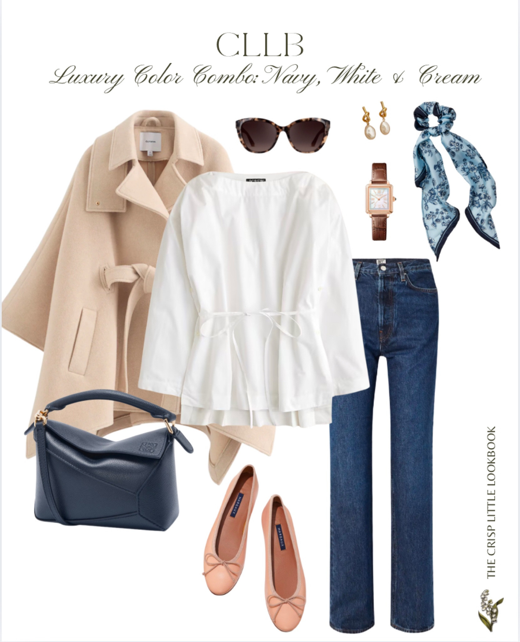 Luxurious color combination: navy, white & cream makes even the most  casual, relaxed pieces look elevated and elegant ✨

#LTKItBag #LTKStyleTip #LTKOver40
