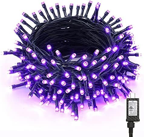 BrizLabs Purple Halloween Lights, 78.74ft 240 LED Purple String Lights with Timer, Plug in Hallow... | Amazon (US)