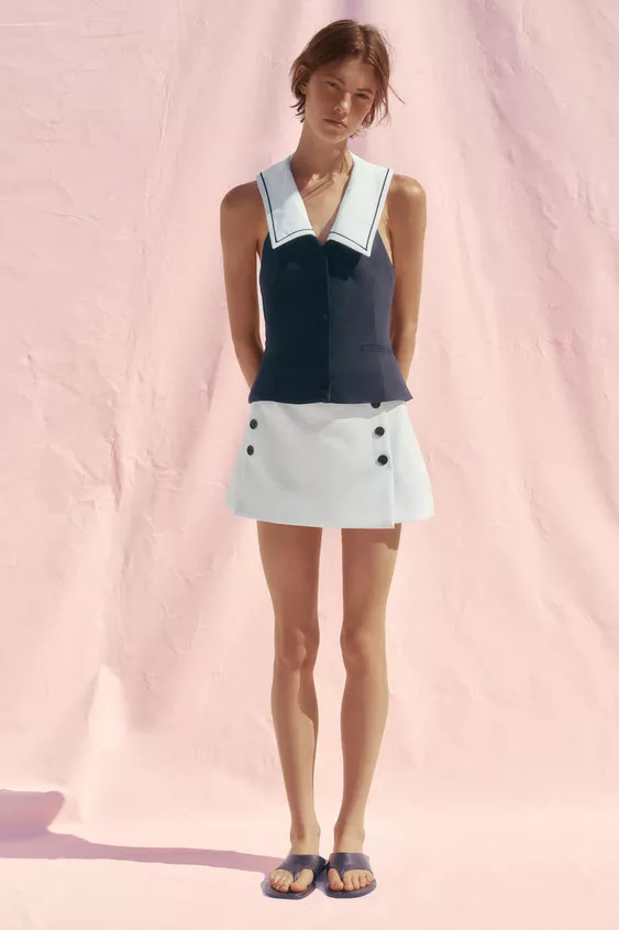 WELT DETAIL VEST TOP | Zara US