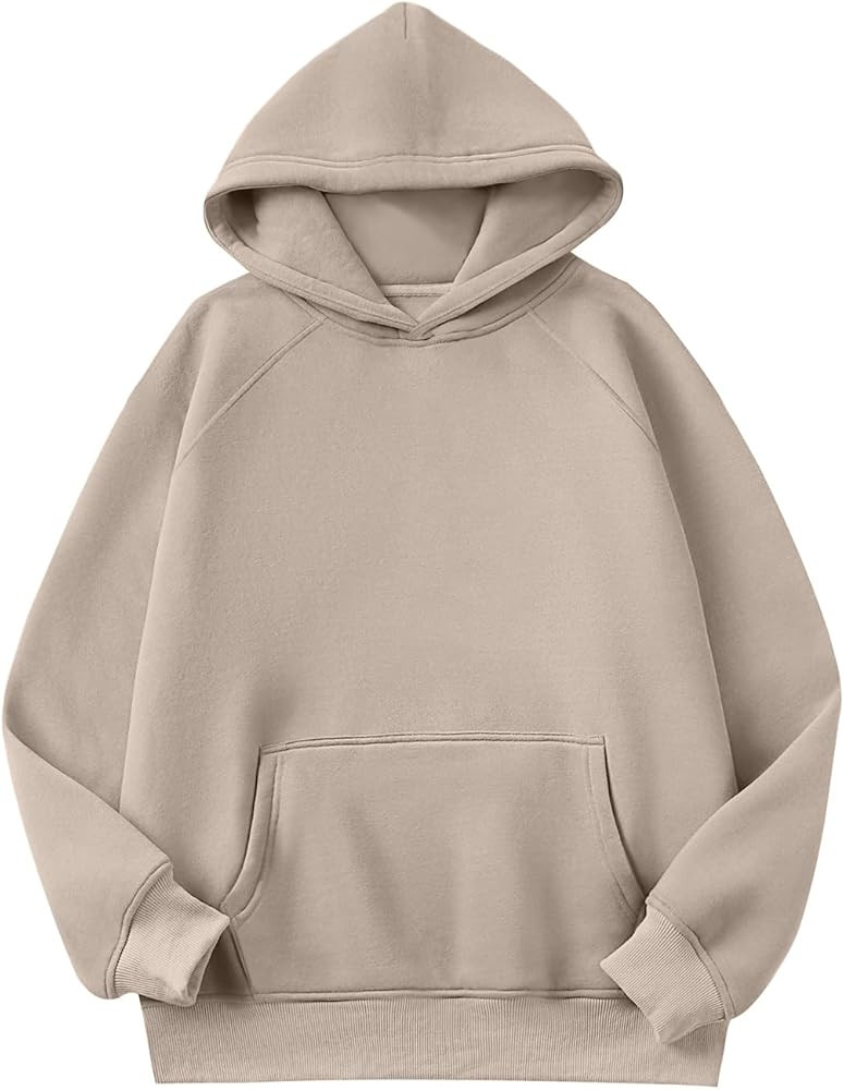 Caracilia Women Hoodies Oversized Sweatshirts Fleece Sweaters Long Sleeve Shirts Cute Loose Y2K C... | Amazon (US)