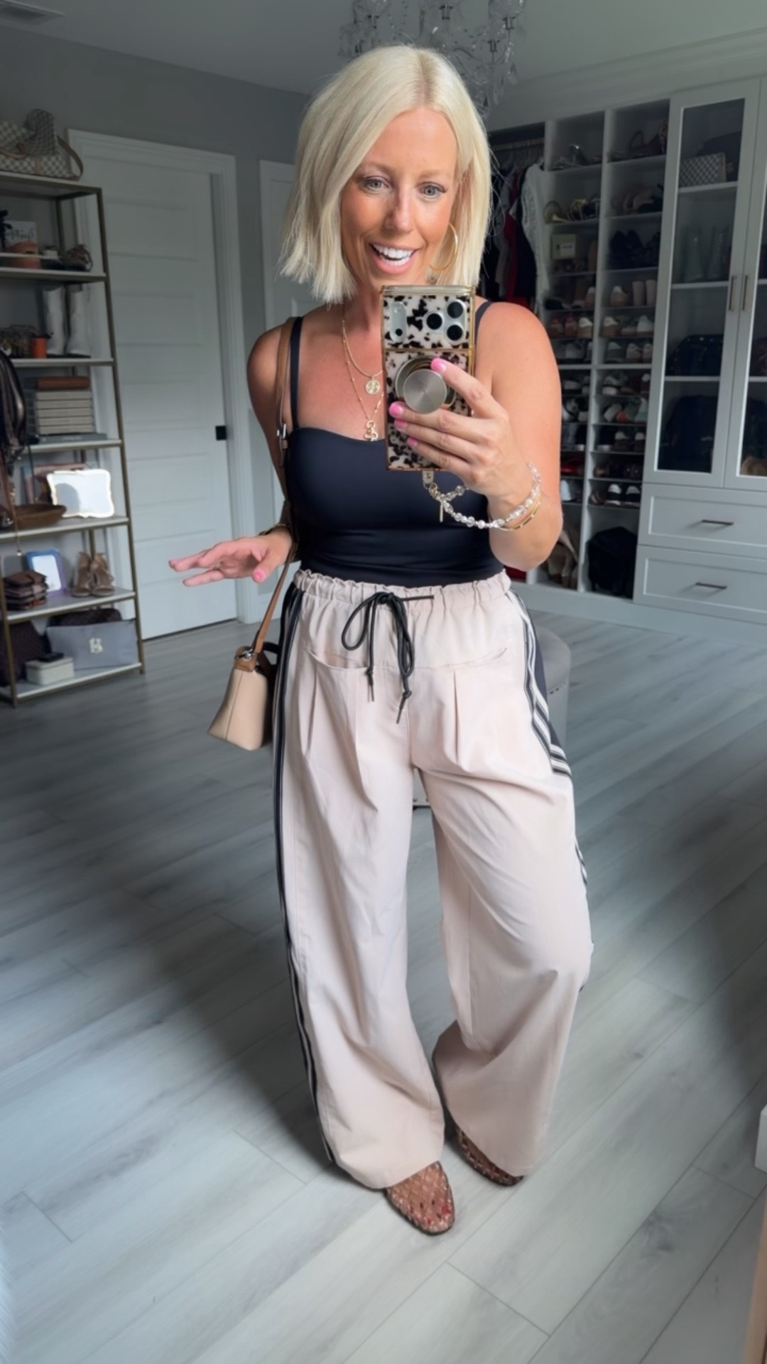 Size medium tank and pants 
Shoes run big!

#LTKSaleAlert #LTKootd #LTKmomlife