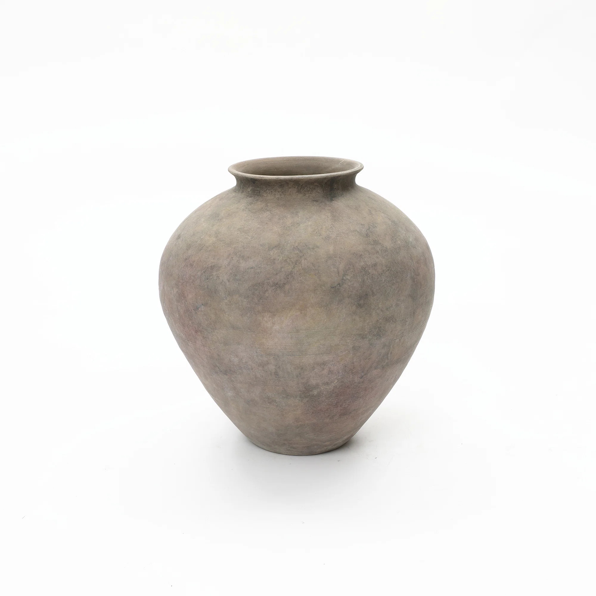 Rustic Ceramic Vase, Terracotta Pot Home Decor with Earthy Gray-Brown Finish, Multi Shape & Size ... | Wayfair North America