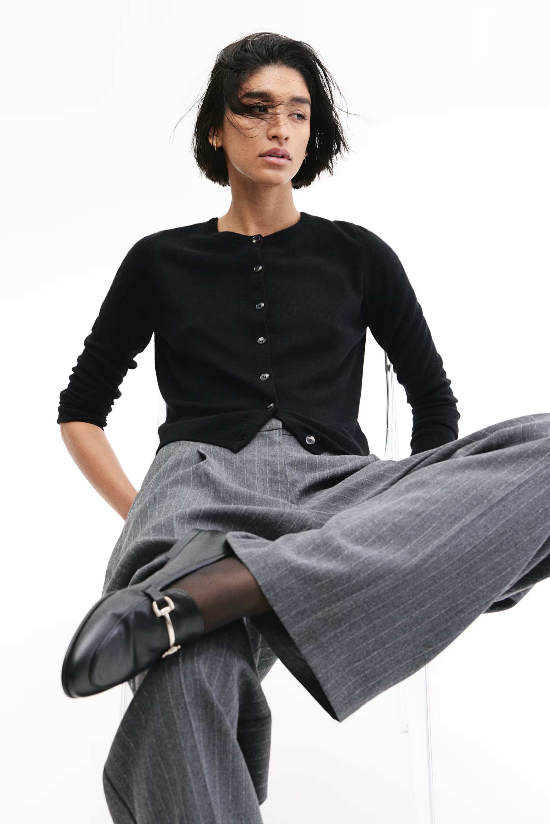 Fine Knit Cashmere Cardigan | H&M (AU)