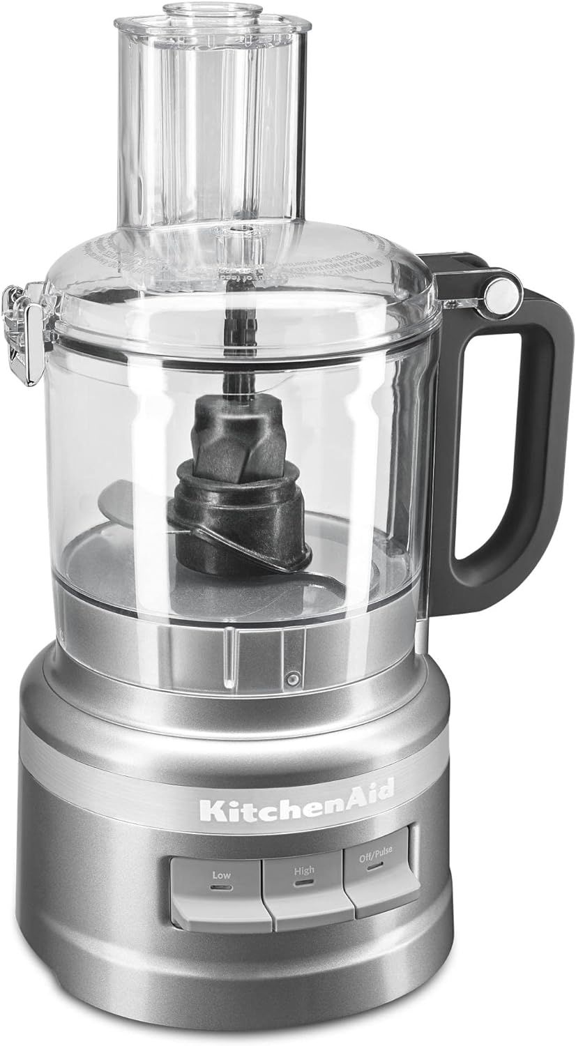 KitchenAid KFP0718CU Food Processor, 7 Cup, Contour Silver | Amazon (US)