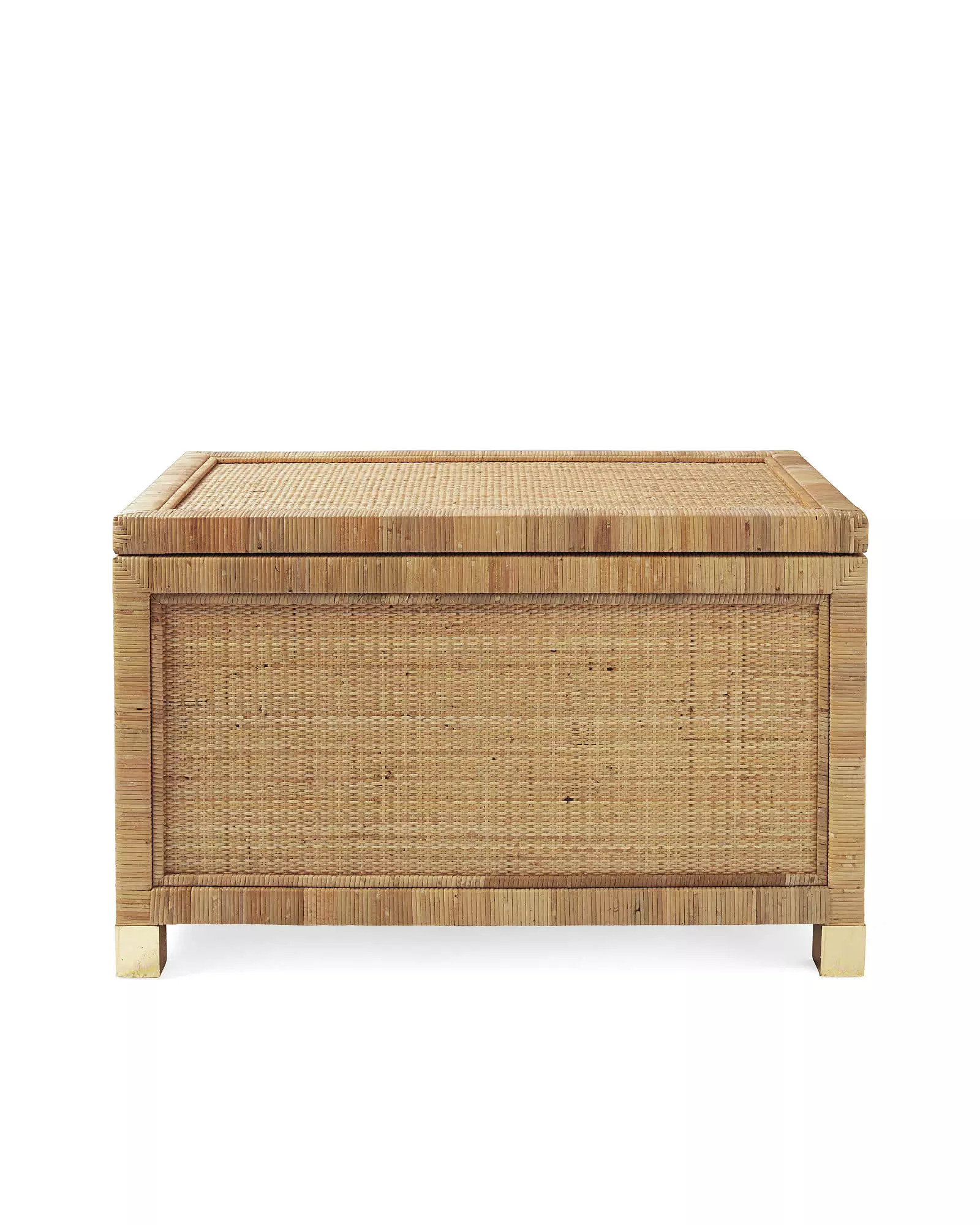 Balboa Rattan Storage Trunk | Serena and Lily