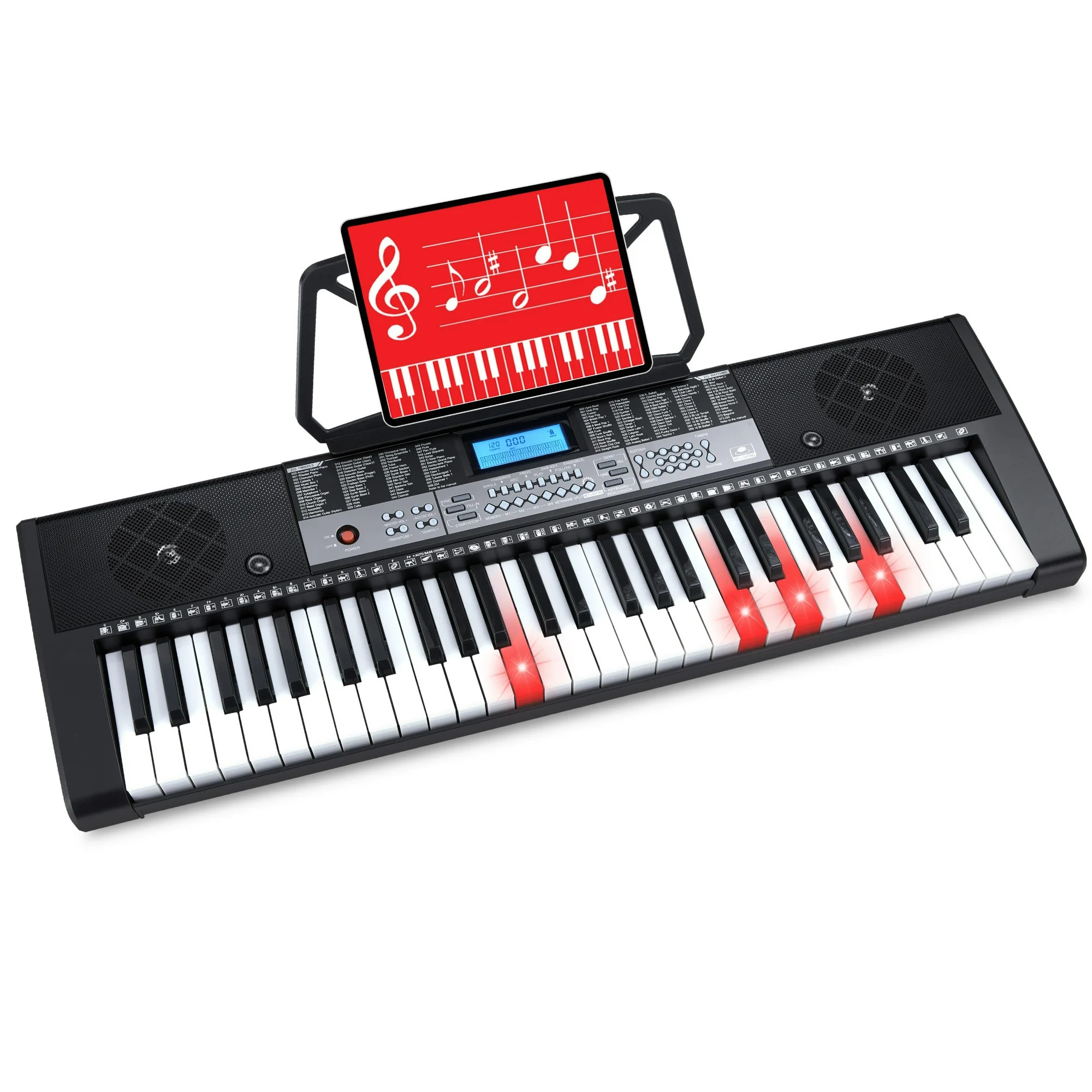 Best Choice Products 54-Key Beginners Electronic Keyboard Piano Set w/ LCD Screen, Lighted Keys, ... | Walmart (US)