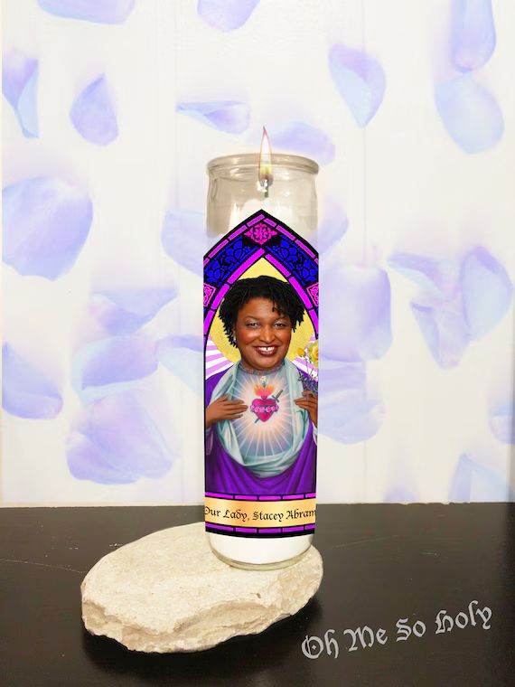 Our Lady Stacey Abrams Political Prayer Candle Strong AF | Etsy | Etsy (US)