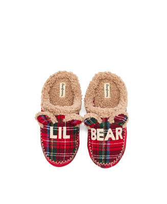 Dearfoams Kids Lil Bear Clog Slipper - Macy's | Macy's