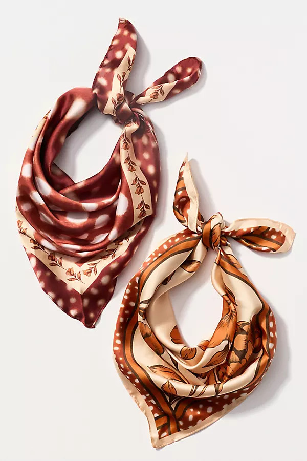 Mod Farm Hair Scarves, Set of 2 | Anthropologie (US)