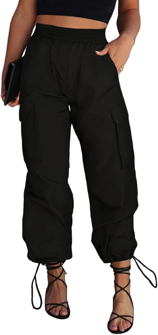 GIFTIME Womens Cargo Pants with Pockets | Amazon (US)