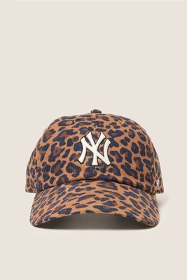 `47 Women's Leopard Corduroy Baseball Cap Hat, Brown | Evereve