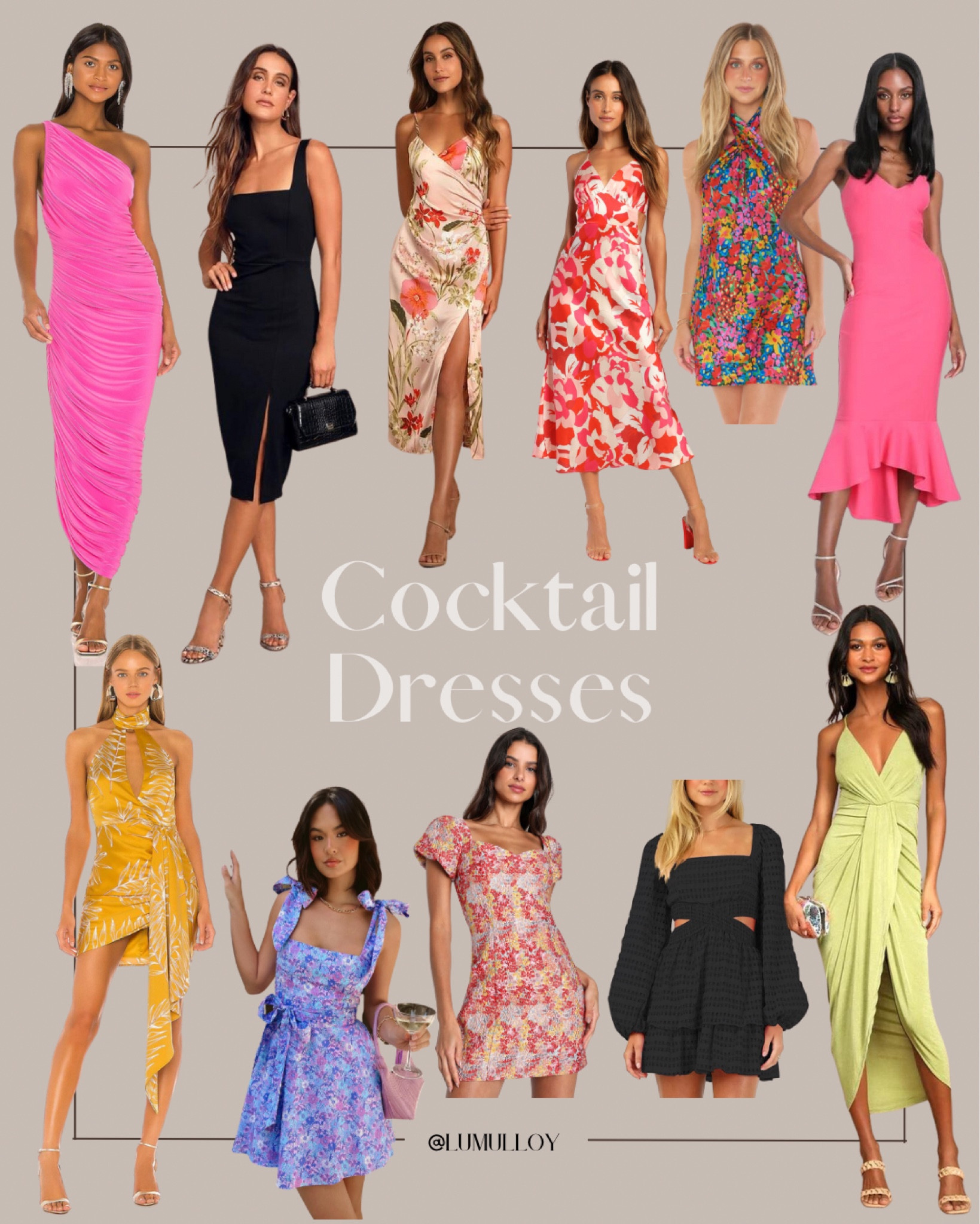 The perfect cocktail dresses for all your summer parties and weddings!

#LTKSeasonal #LTKFind