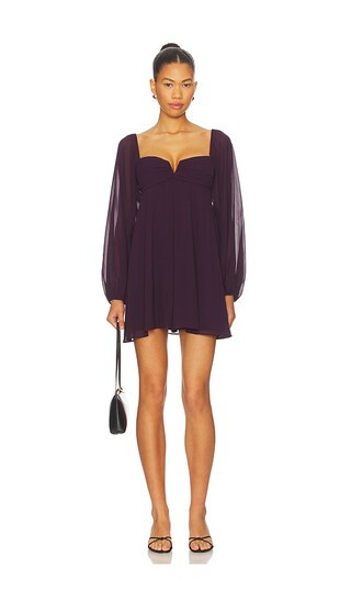 Carrie Dress in Black Cherry | Revolve Clothing (Global)