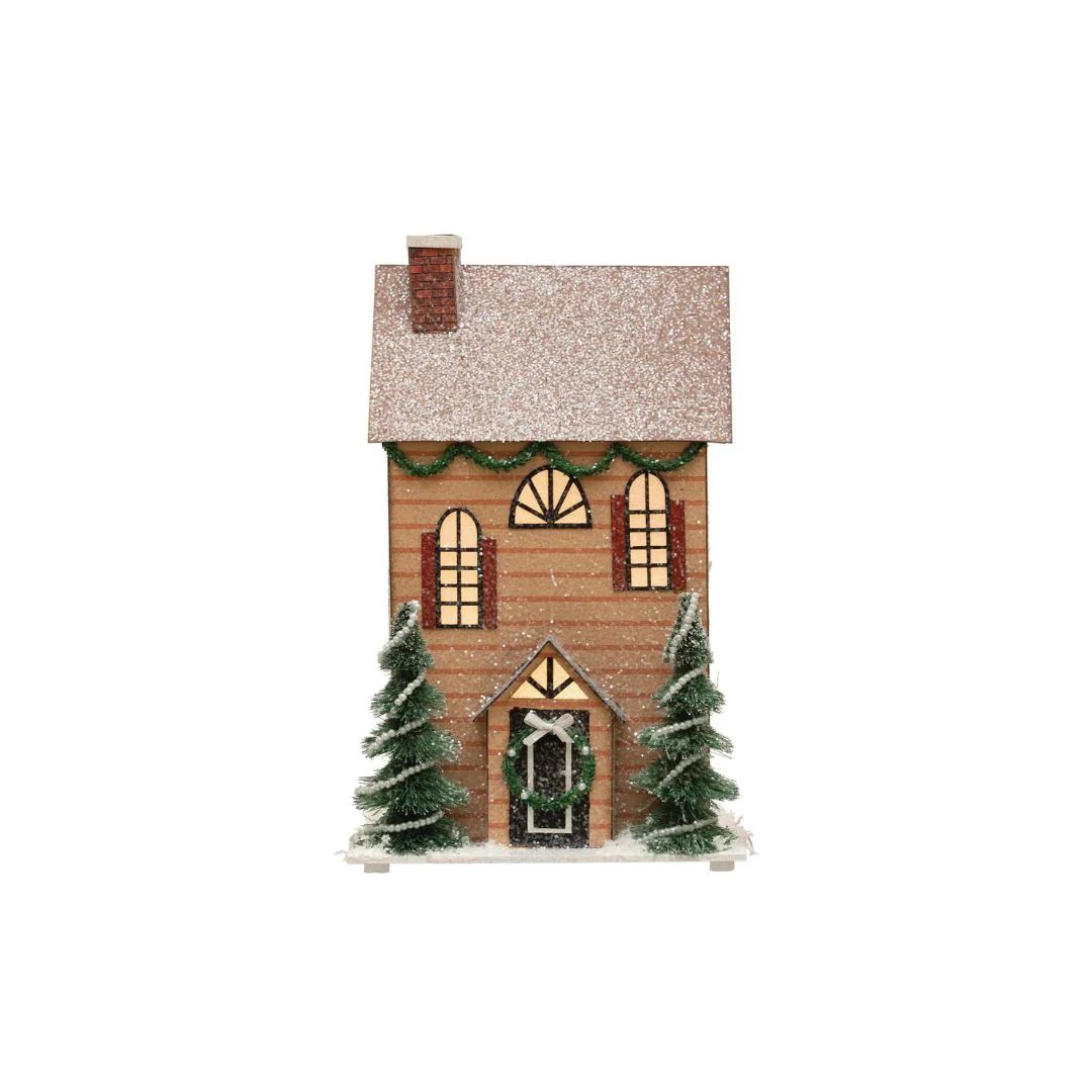 Paper House with Trees | Pink Antlers