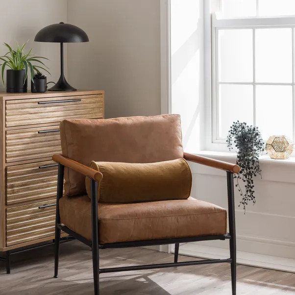 Clara Bolster Cushion | Dunelm