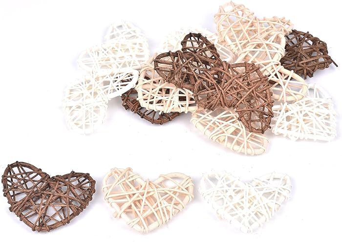 thovorrnl 15 Pieces Wicker Rattan Balls Decorative Orbs for Wedding Party Kindergarten Handmade O... | Amazon (CA)