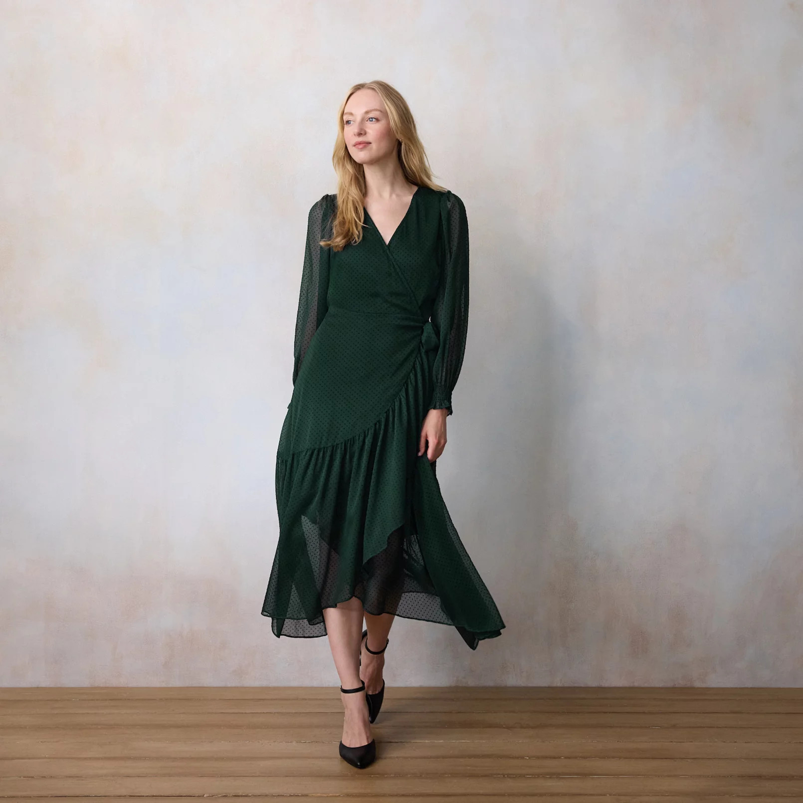 Petite LC Lauren Conrad Long Wrap Maxi Dress | Kohl's