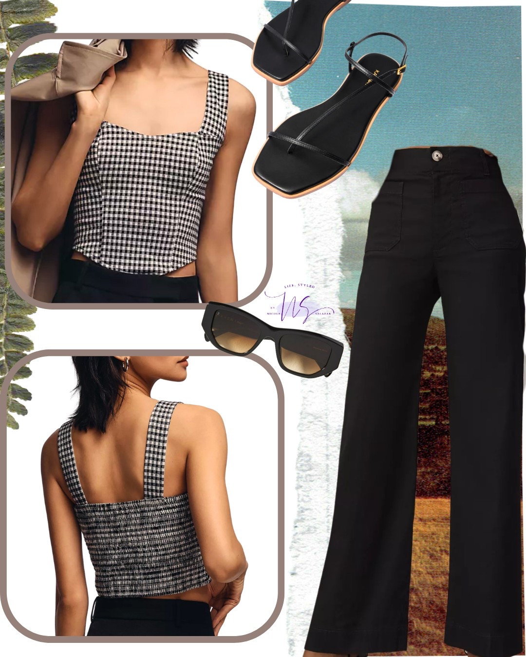 This is your reminder that your 9–5 and 5–9 wardrobe don’t have to be separate. Tailored black trousers meet a playful gingham crop for a look that works just as hard as you do—then hits the patio after.

#WorkToWeekend #LifeStyled #LTKChic #ClosetVersatility #SmartStyle #DeskToDrinks

#LTKWorkwear #LTKStyleTip