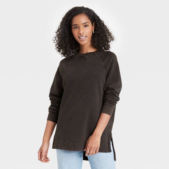 Women's Fleece Tunic Sweatshirt - Universal Thread™ | Target