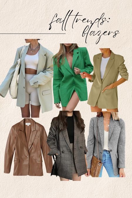 some great blazers for fall from Amazon 🤎

#LTKworkwear #LTKstyletip #LTKSeasonal