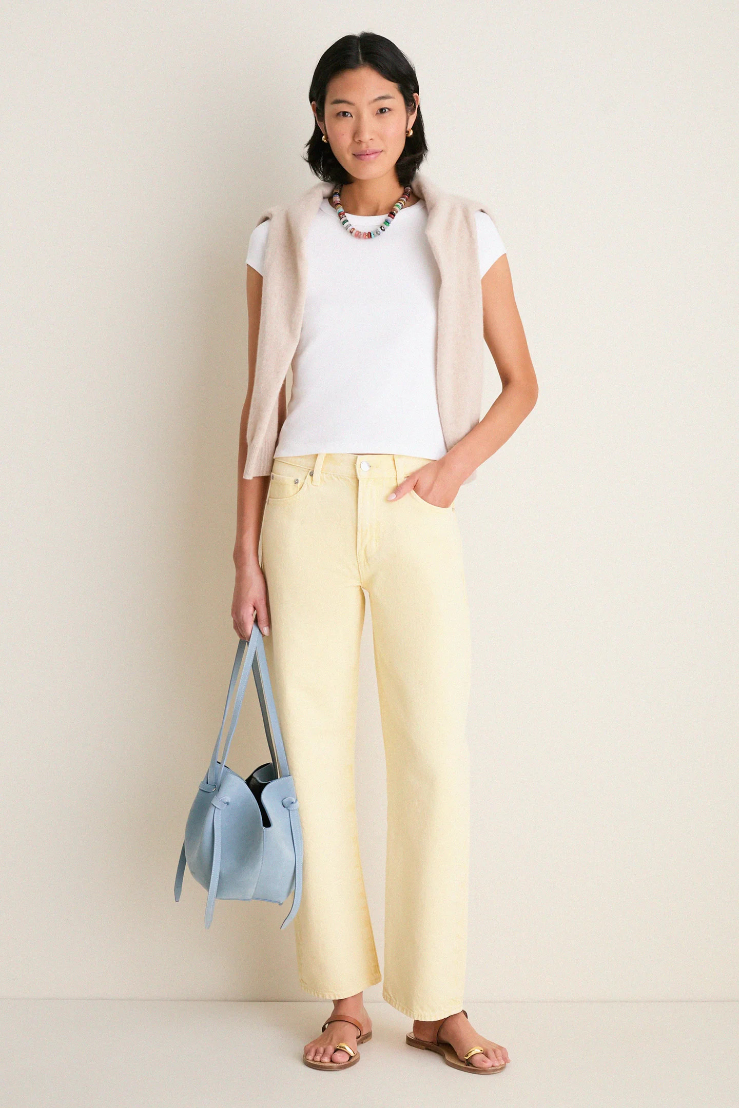 Day Glow Lexi Mid Rise Bowed Straight | Tuckernuck (US)