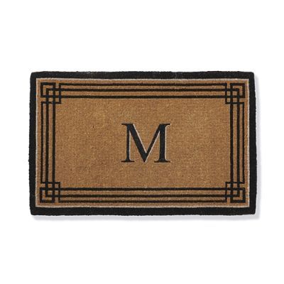 Windsor Monogrammed Coco Door Mat | Frontgate | Frontgate