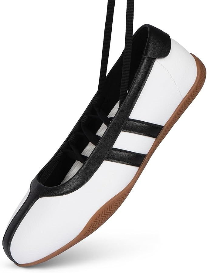 Tigeridea Sneakers for Women Comfortable Business Casual Tennis Shoes Lightweight Lace Up Ballet ... | Amazon (US)