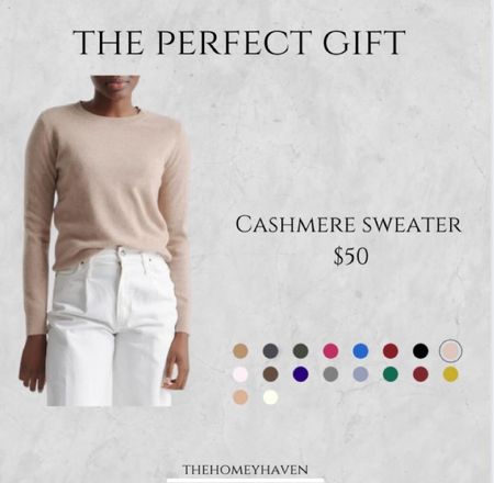 Perfect gifts for her and gifts for him  at $50!

Cashmere sweater
Black Friday
Gifts for her
Gifts for him
Gift guide
Quince
Travel outfit
Workwear
Gifts under $50
Home
Home decor
Thehomeyhaven 

#LTKCyberWeek 

#LTKsalealert #LTKfindsunder50