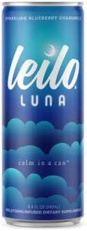 Amazon.com : Leilo Luna Calm in a Can | Sparkling Sleep Drink with Kava | All Natural & Gluten Fr... | Amazon (US)