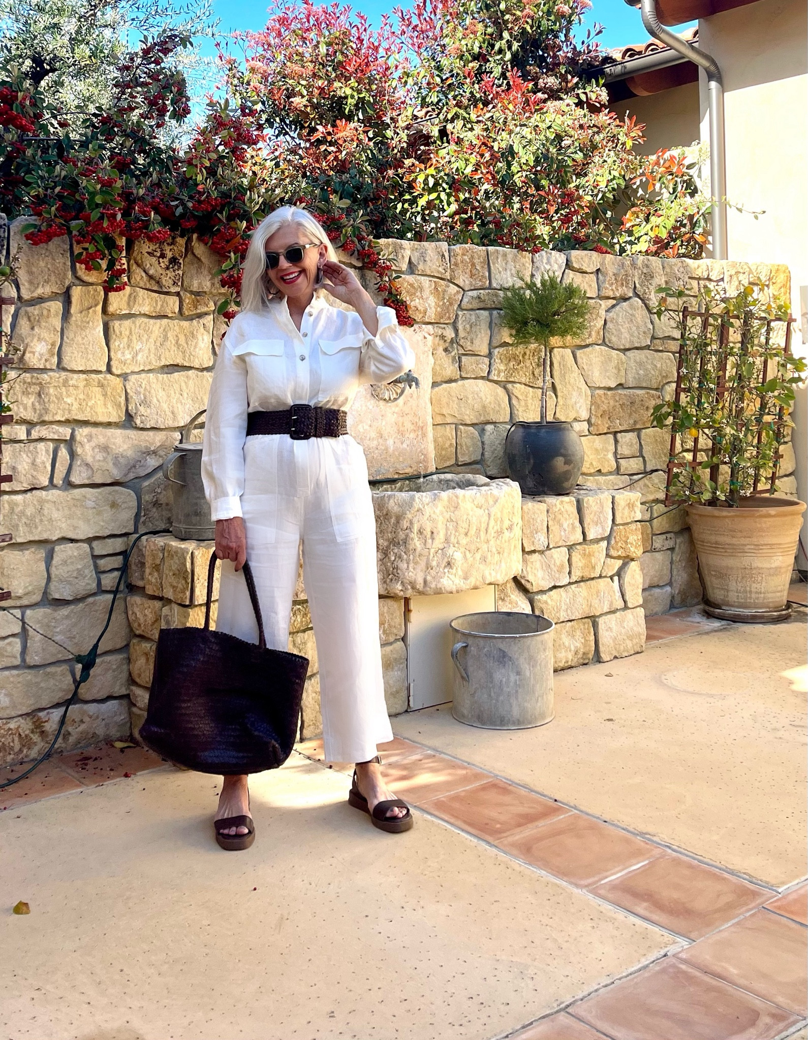 Banana Republic White Linen Jumpsuit

#fashionover50

#LTKover40 #LTKSeasonal #LTKstyletip