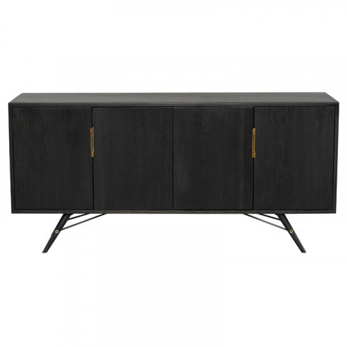 Nuevo Piper Ebonized Wood Sideboard | Gracious Style