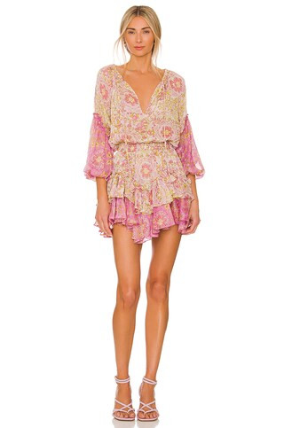 MISA Los Angeles Viviana Dress in Flora Medallion Mix from Revolve.com | Revolve Clothing (Global)