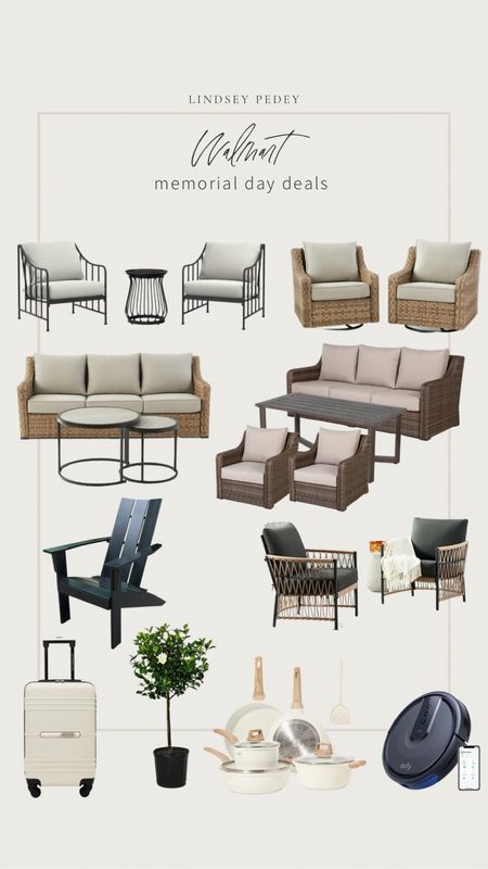 Walmart Memorial Day Deals 



Walmart home , Walmart sale , Memorial Day , outdoor living , outdoor furniture , patio furniture , better homes & gardens , outdoor sofa , outdoor couch , plants , topiary , gardenia , coffee table , living room , luggage , eufy , cleaning , kitchen 

#LTKsalealert #LTKhome #LTKFind
