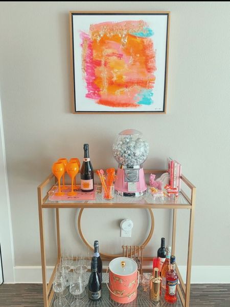 Bar cart inspo !! 🪩✨
Perfect addition for your home and apartment🩵 

#LTKSeasonal #LTKunder100 #LTKhome