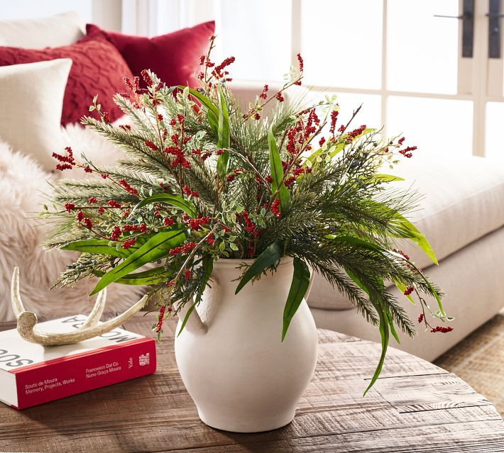 Faux Juniper & Berry Bundle, Red/Green | Pottery Barn (US)